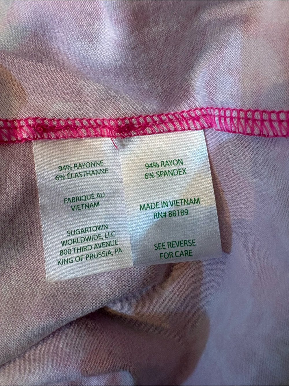 Lilly Pulitzer Wisteria Dress Women 14 Pink Giraffic Park NWOT V-Neck Tie - Picture 10 of 12